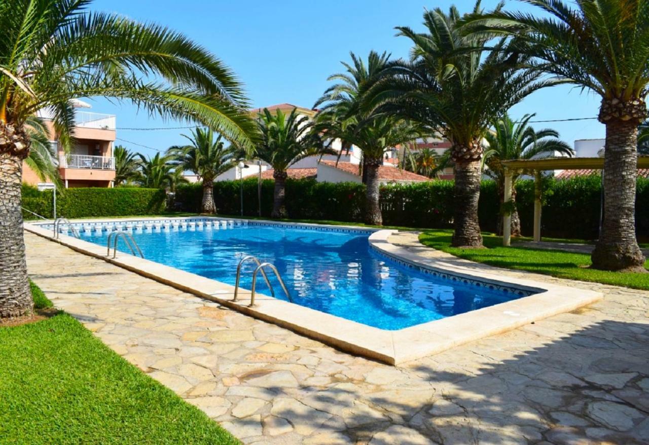 Apartamento Bajo Terraza Acceso Piscina Y 1ª Linea Playa Las Marinas Dénia Extérieur photo